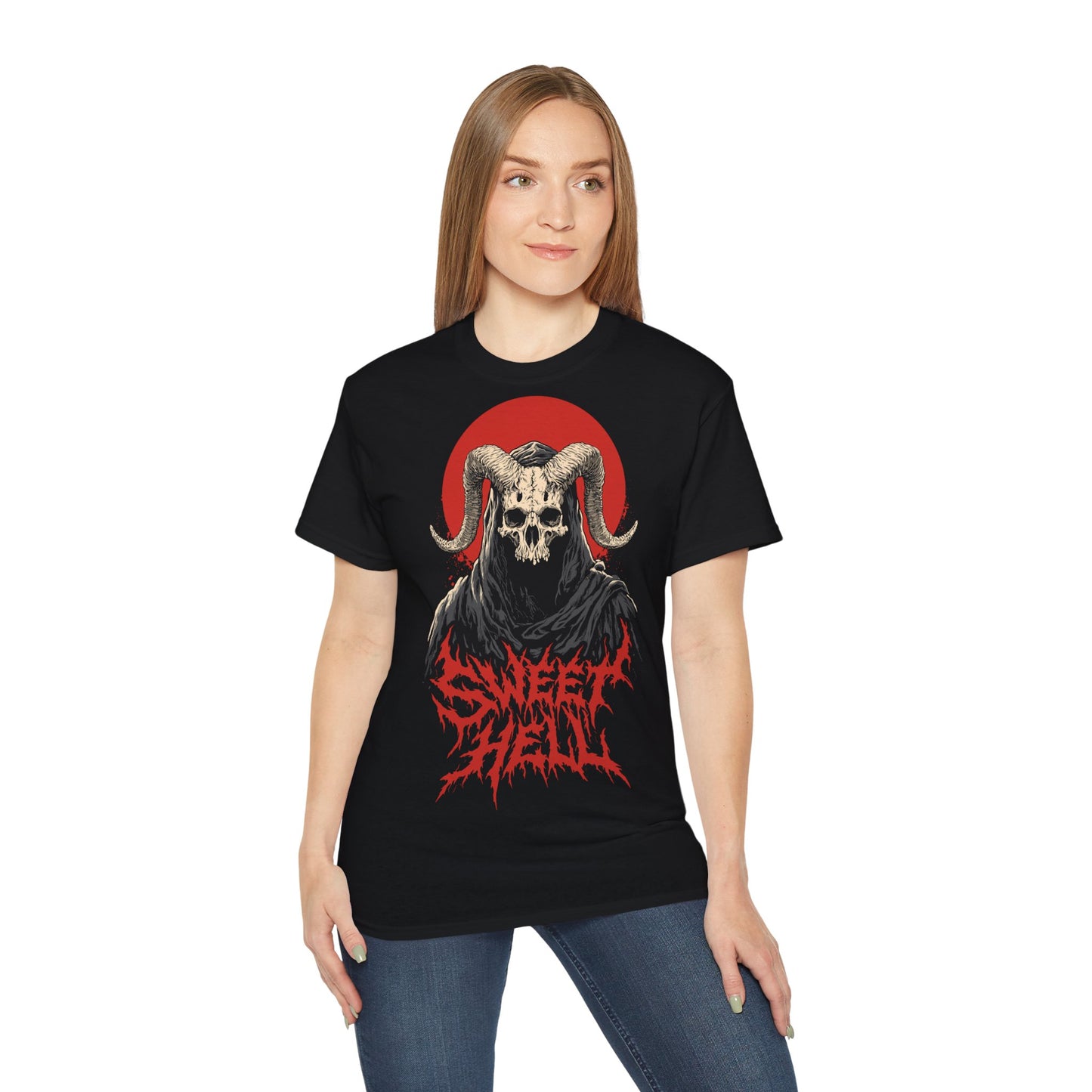 Infernal Priest & Red Moon Dark Art Underground - Unisex T-shirt