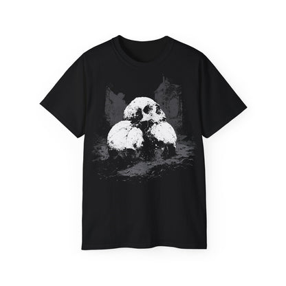 Empilement de Crânes Macabre Gothic Art - T-shirt unisexe
