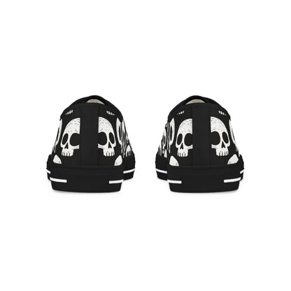 Skull Pattern - Baskets basses HOMME (noir ou blanc)