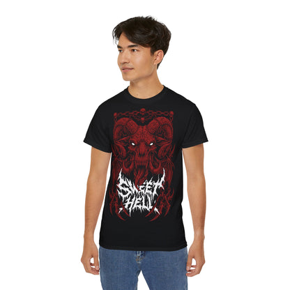 Baphomet Death Metal  Dark Artwork - T-shirt unisexe