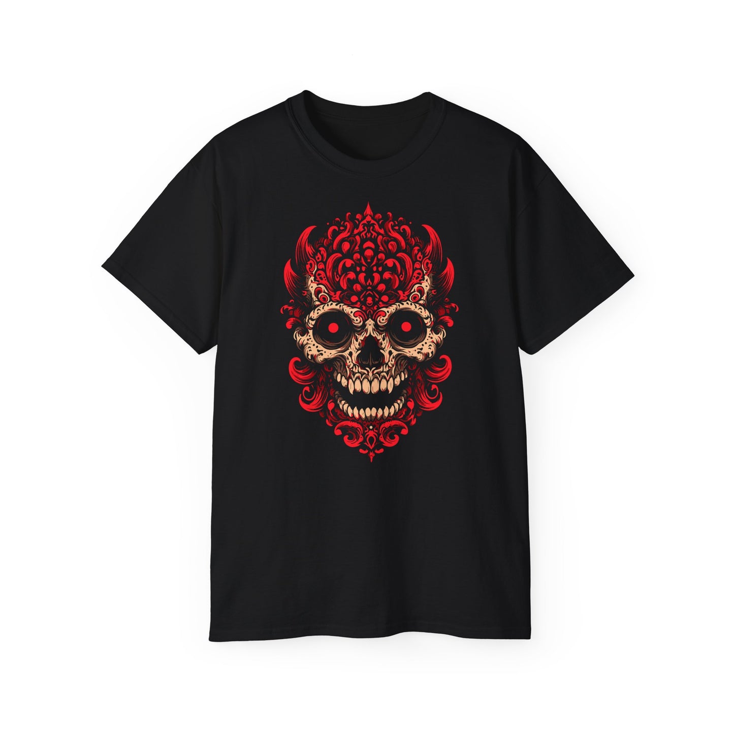 Crâne Ornemental Neo-Trad - T-shirt unisexe