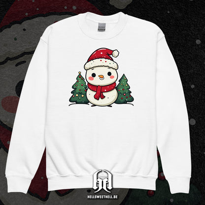 Dessine moi un bonhomme de neige - Pull de Noël enfants et adolescents