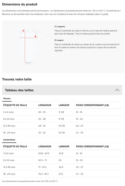 Le Monstre de Frankenstein - Body à manches courtes bébé et enfant