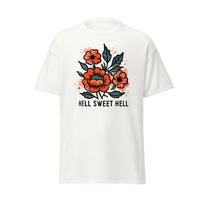 Design Floral Aquarelle : Hell Sweet Hell - T-shirt unisexe