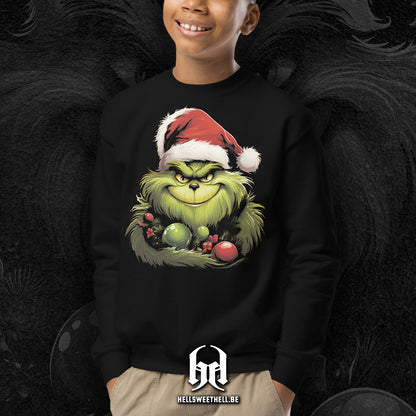 Le Grinch v2 - Pull de Noël enfants et adolescents