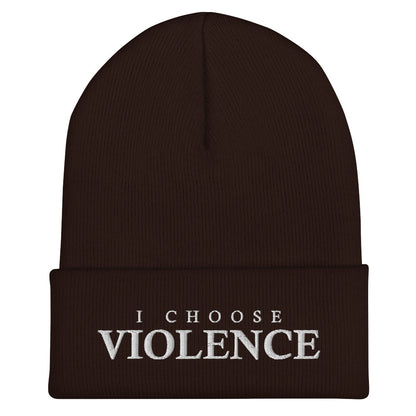 Je choisis la violence - Bonnet à Revers