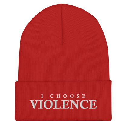 Je choisis la violence - Bonnet à Revers