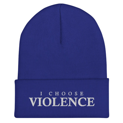 Je choisis la violence - Bonnet à Revers