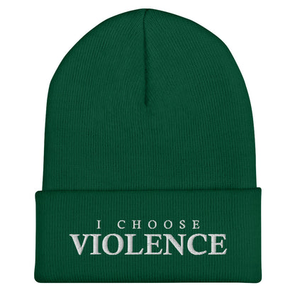 Je choisis la violence - Bonnet à Revers