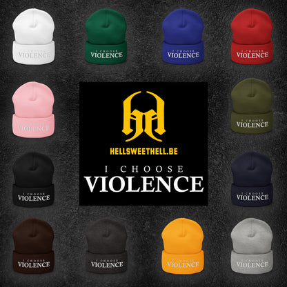 Je choisis la violence - Bonnet à Revers