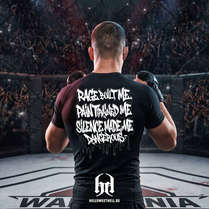 Rage Built Me, Pain Trained Me, Silence Made Me Dangerous - Unisex T-shirt