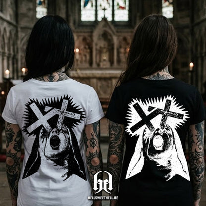 Screaming Nun Graphisme Horror Underground - T-shirt unisexe