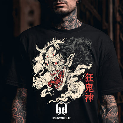 狂鬼神 Kyōkishin Oni & Dieu Démon - T-shirt unisexe
