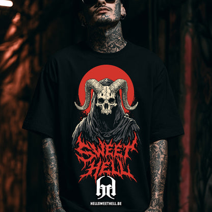 Infernal Priest & Red Moon Dark Art Underground - Unisex T-shirt
