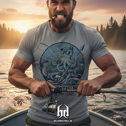 I Fish So I Don’t Kill People - T-shirt unisexe