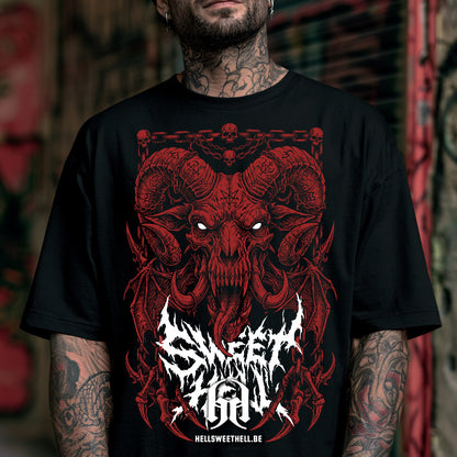 Baphomet Death Metal  Dark Artwork - T-shirt unisexe