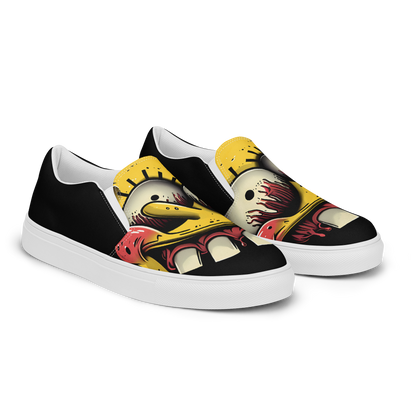 Square and completely crossed - WOMEN'S Slip-On (black or white)